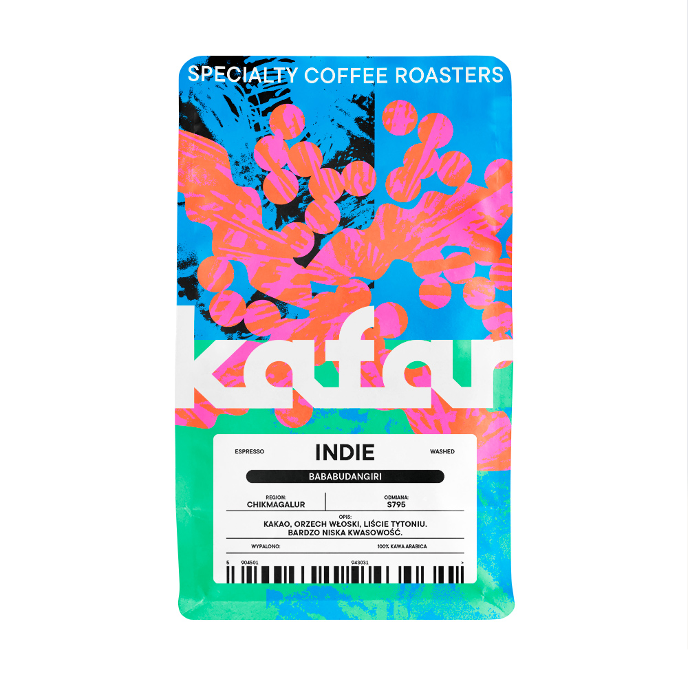Kafar - kawa ziarnista Indie Bababudangiri Washed Espresso 250 g