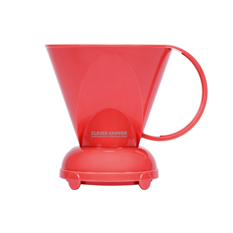 Clever Dripper - L 500ml Coral Red + 100 Filters