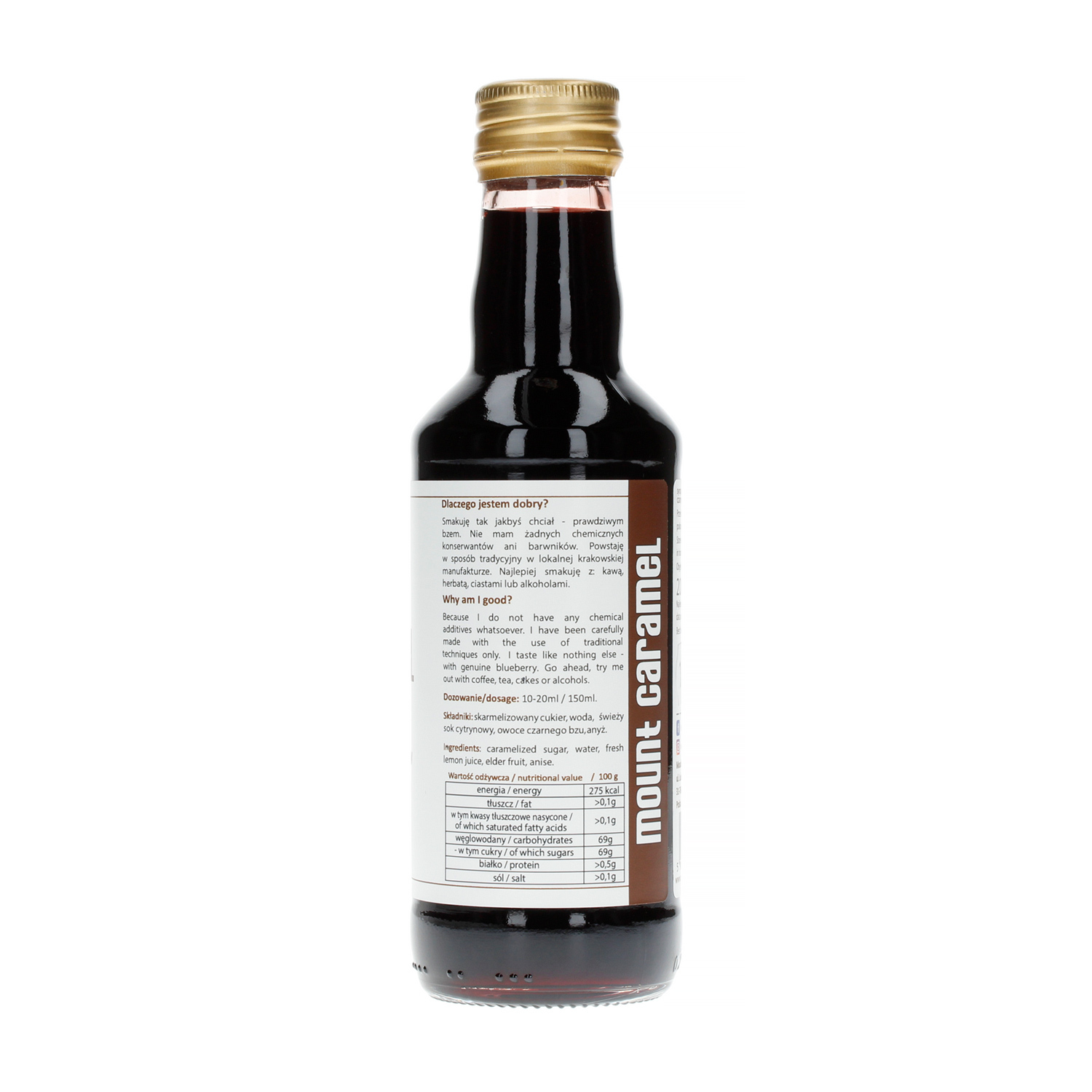 Mount Caramel Dobry Syrop - Czarny Bez 200 ml