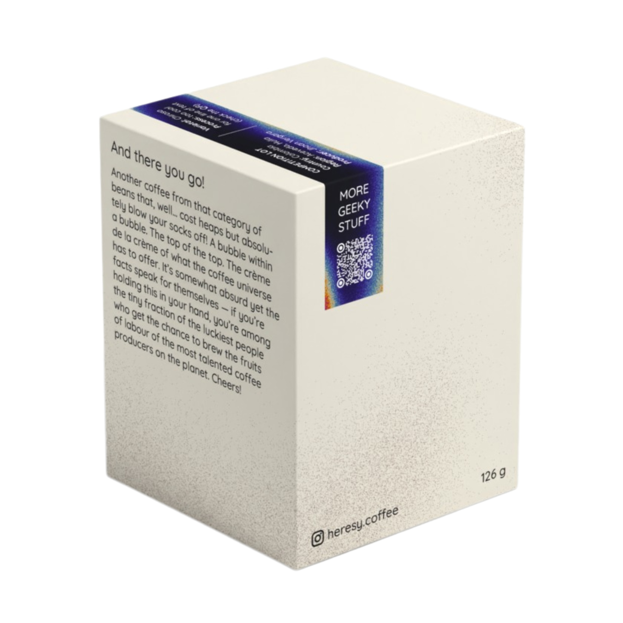 Heresy - kawa ziarnista Kolumbia Serious Gormet SH*T Filter 126 g