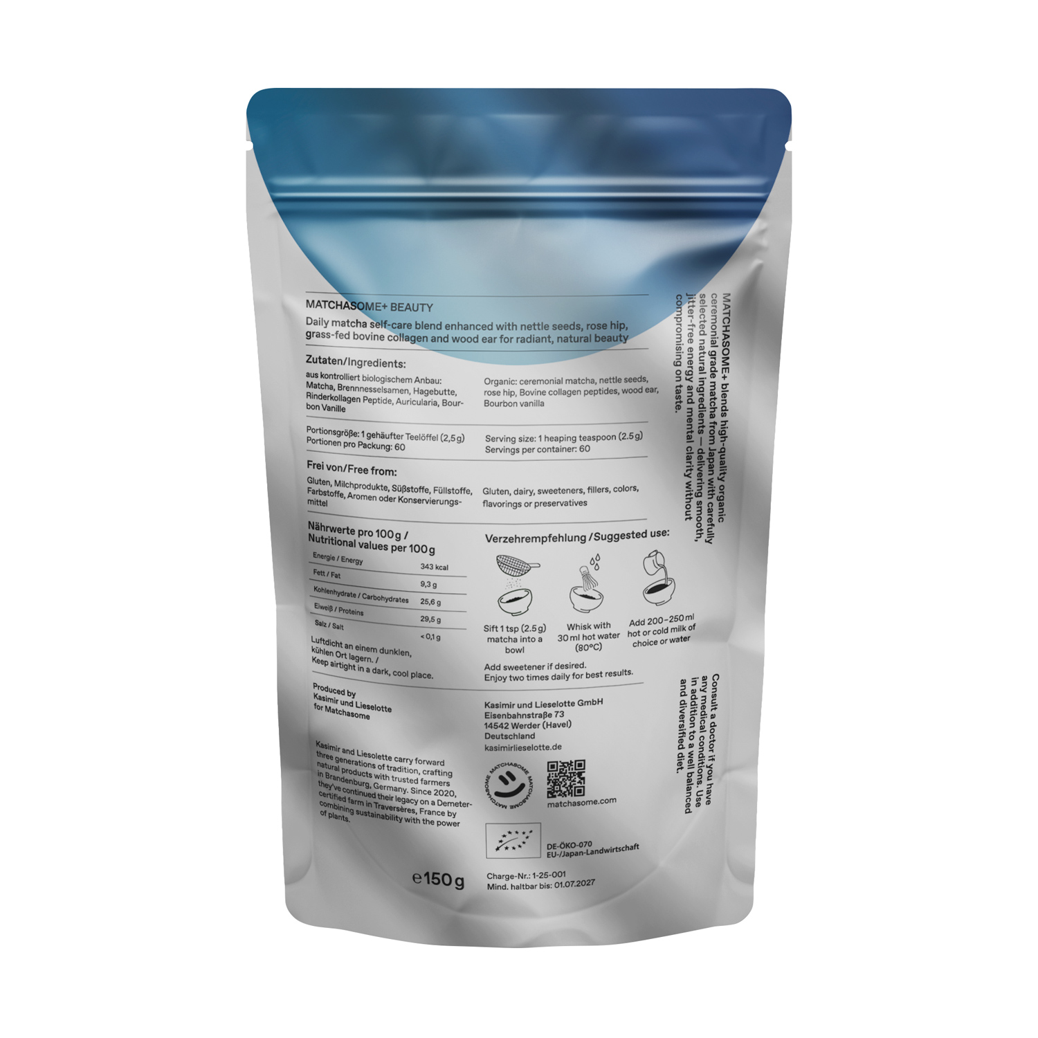 Matchasome - Matcha Matchasome+ Beauty BIO 150 g