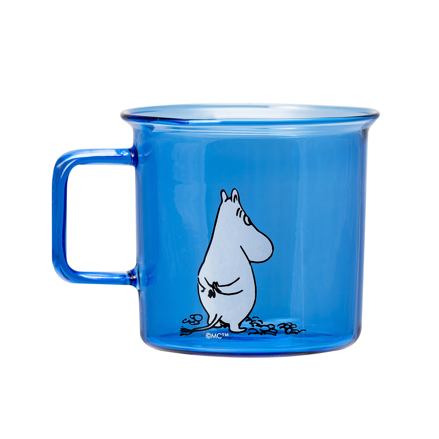 Moomin - Moomin Glass Mug 350ml Blue