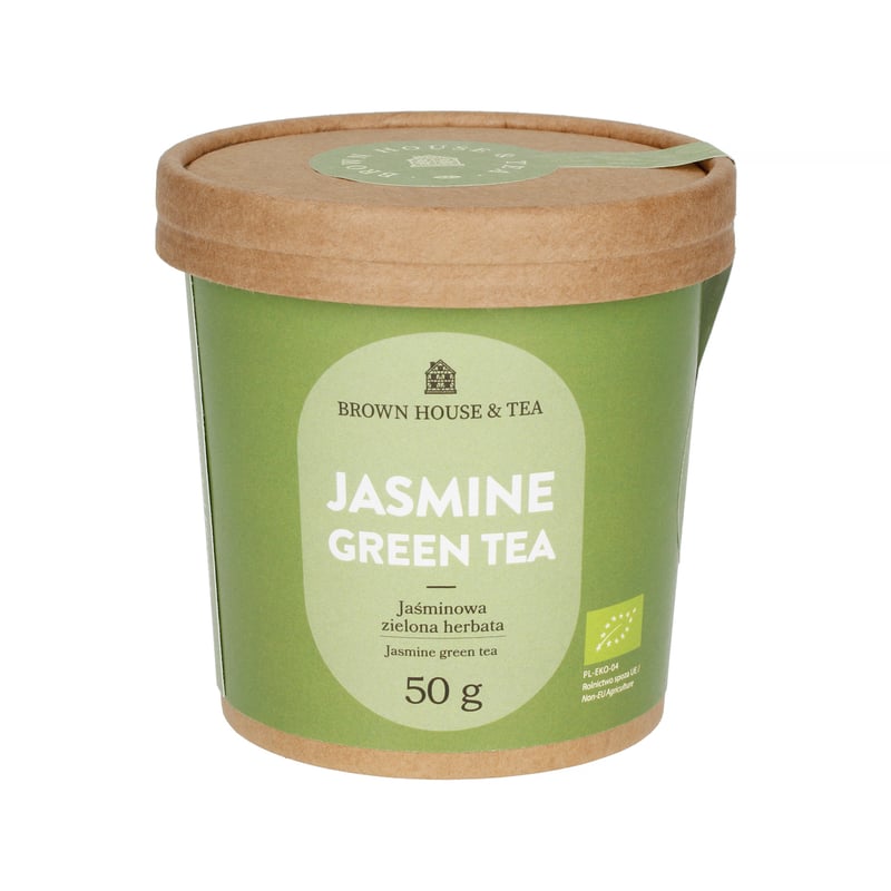 Brown House & Tea - Jasmine Green Tea - Herbata sypana 50g