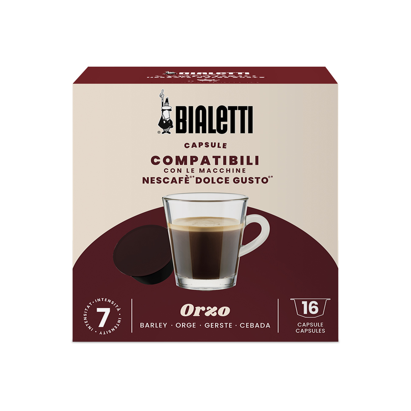 Bialetti - Dolce Gusto Orzo - 16 Capsules