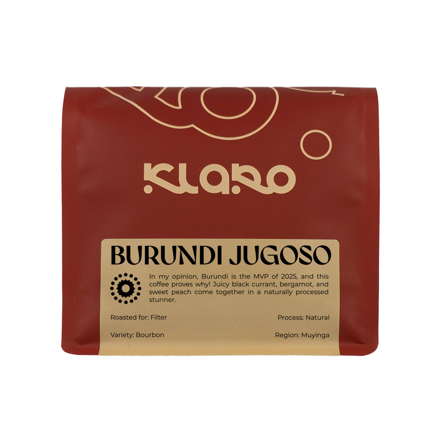 Klaro - kawa ziarnista Burundi Jugoso Natural Filter 250 g
