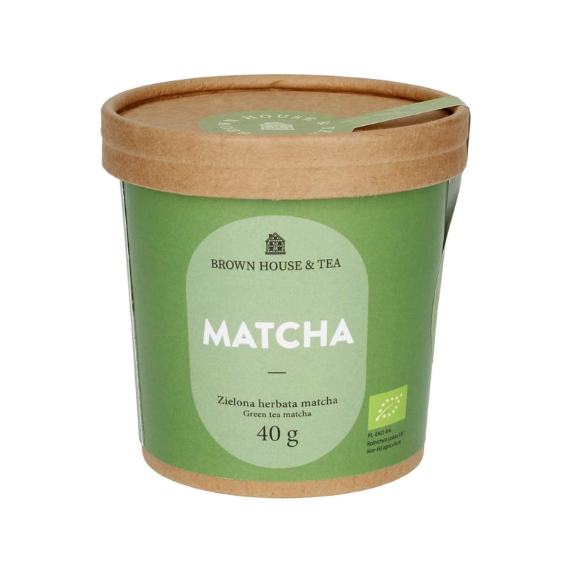 Brown House & Tea - Matcha Bio - Herbata sypana 40g