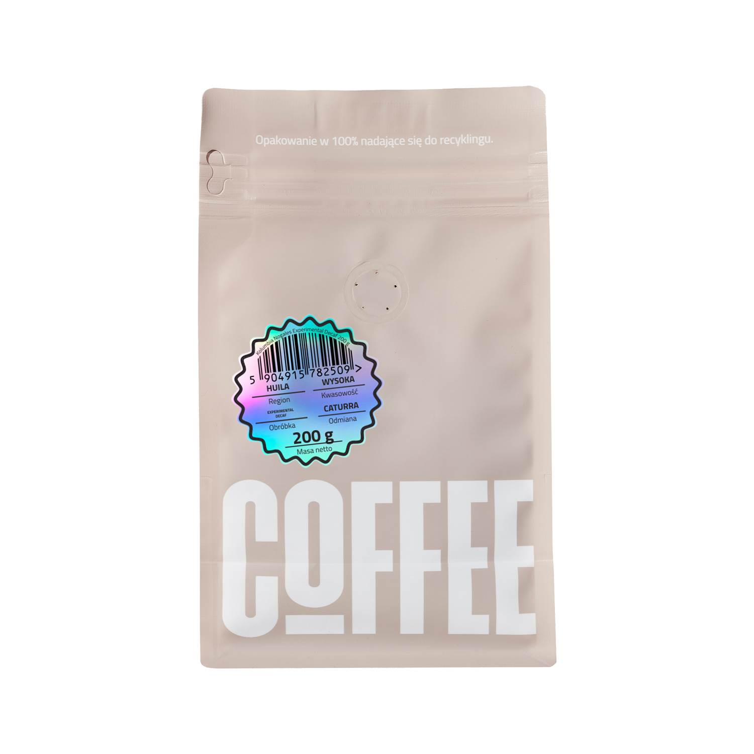 COFFEELAB - kawa ziarnista bezkofeinowa Kolumbia Nogales Experimental Decaf Filter 200 g