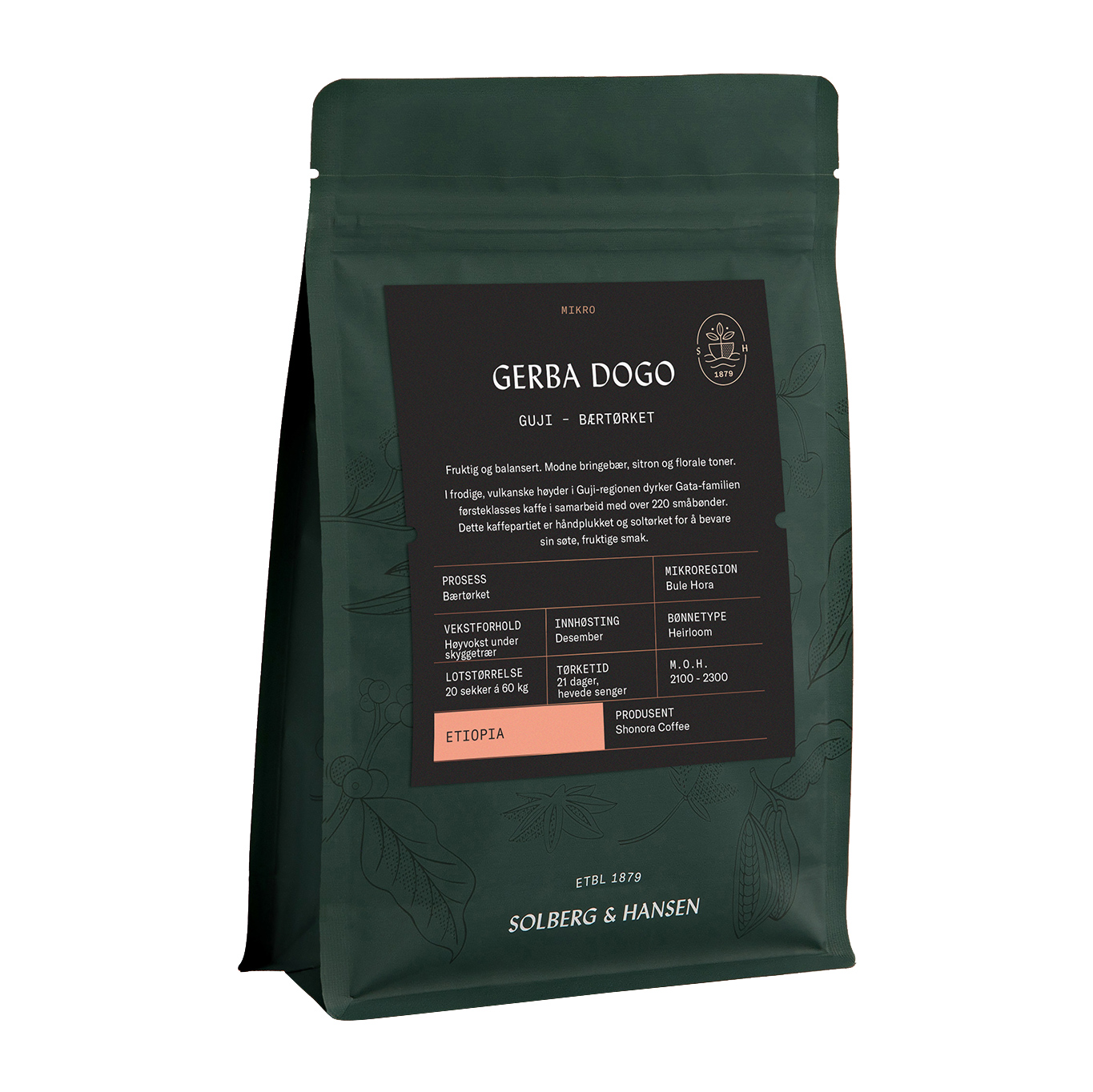 Solberg & Hansen - Ethiopia Guji Gerba Dogo Natural Filter 250 g