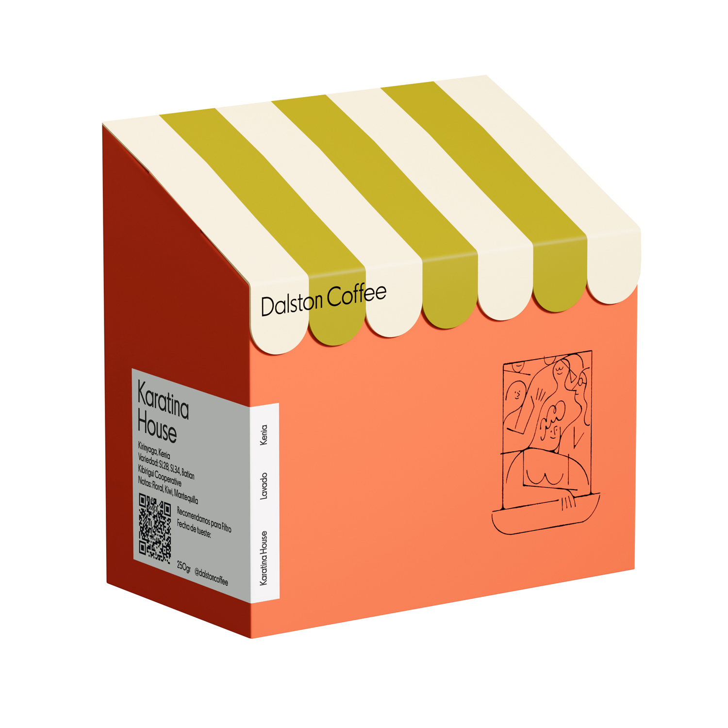 Dalston Coffee - kawa ziarnista Kenia Kirinyaga Karatina Washed Filter 250 g