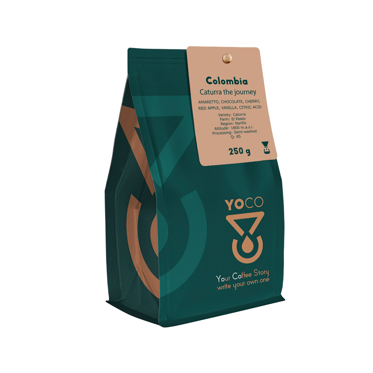 YOCO - Colombia Caturra The Jorney Semi-Washed Filter 250 g