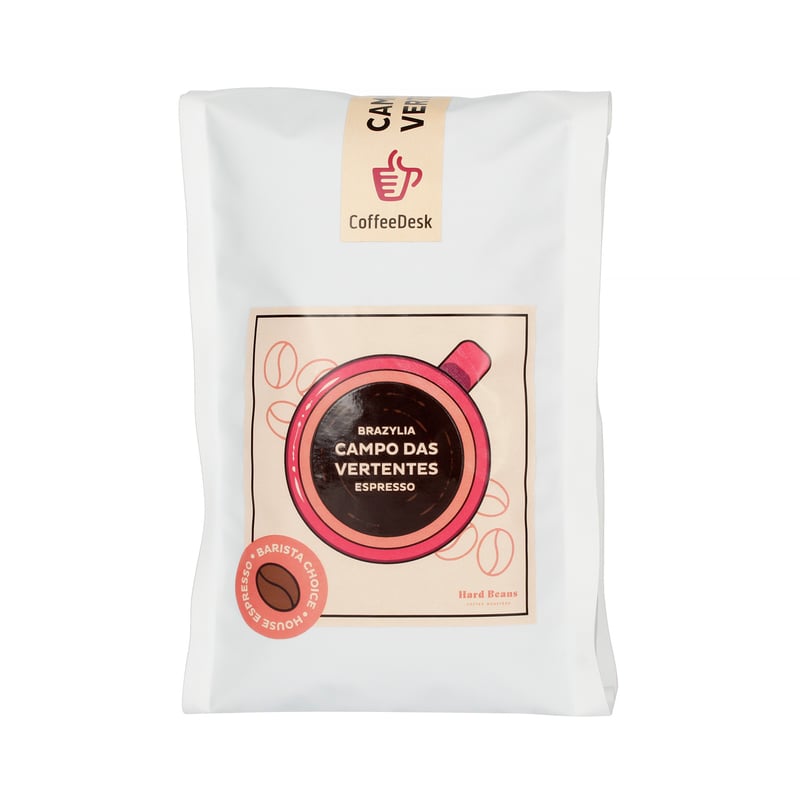 Hard Beans x Coffeedesk - Brazylia Campo das Vertentes Espresso 500g