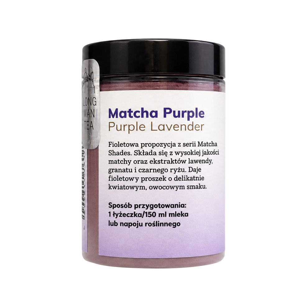 Long Man Tea - herbata zielona Matcha Shades Purple Lavender 40 g