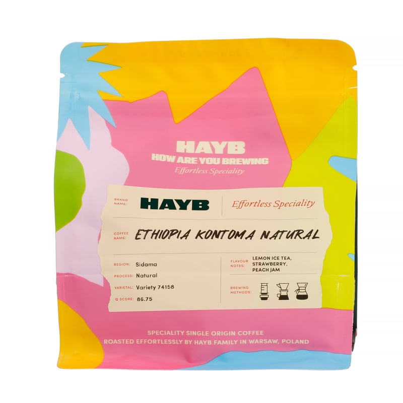 HAYB - Etiopia Kontoma Natural Filter 250g