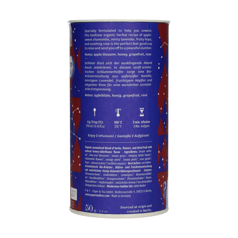 Paper & Tea - Sweet Lullaby - Loose Tea - Tin 50g