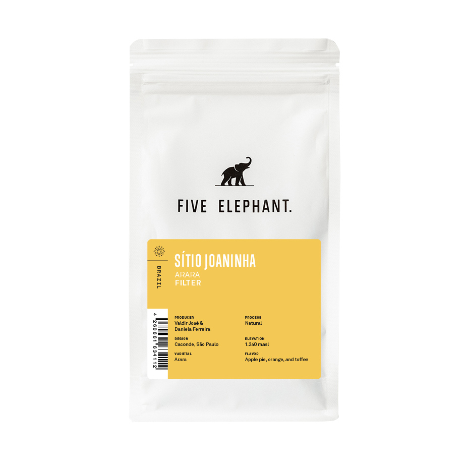 Five Elephant - Brazil Sítio Joaninha Arara Natural Filter 250g