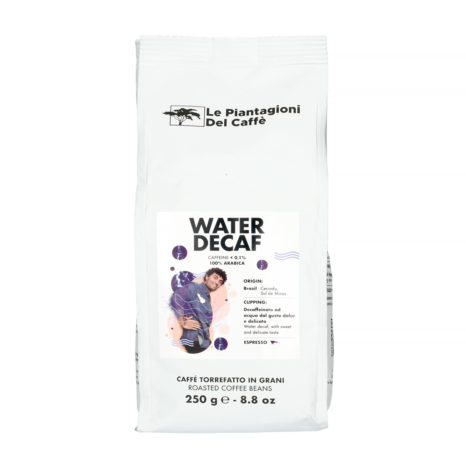 Le Piantagioni del Caffe - Water Decaf 250g