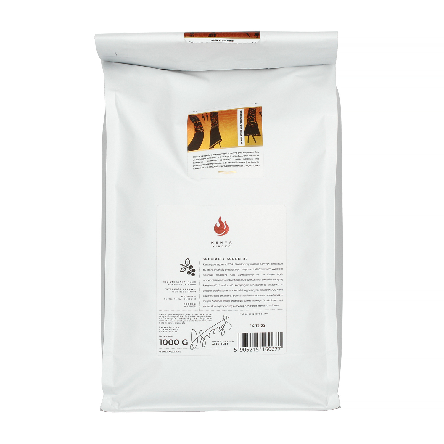 LaCava - Kenia Kiboko Washed Espresso 1kg