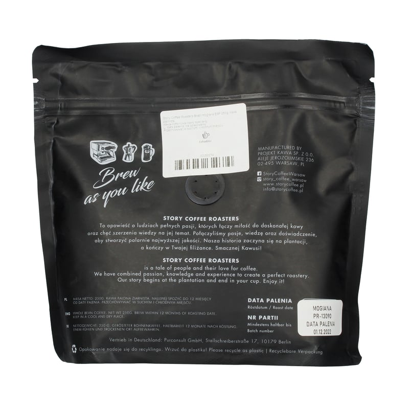 Story Coffee Roasters - Brazil Mogiana Espresso 250g