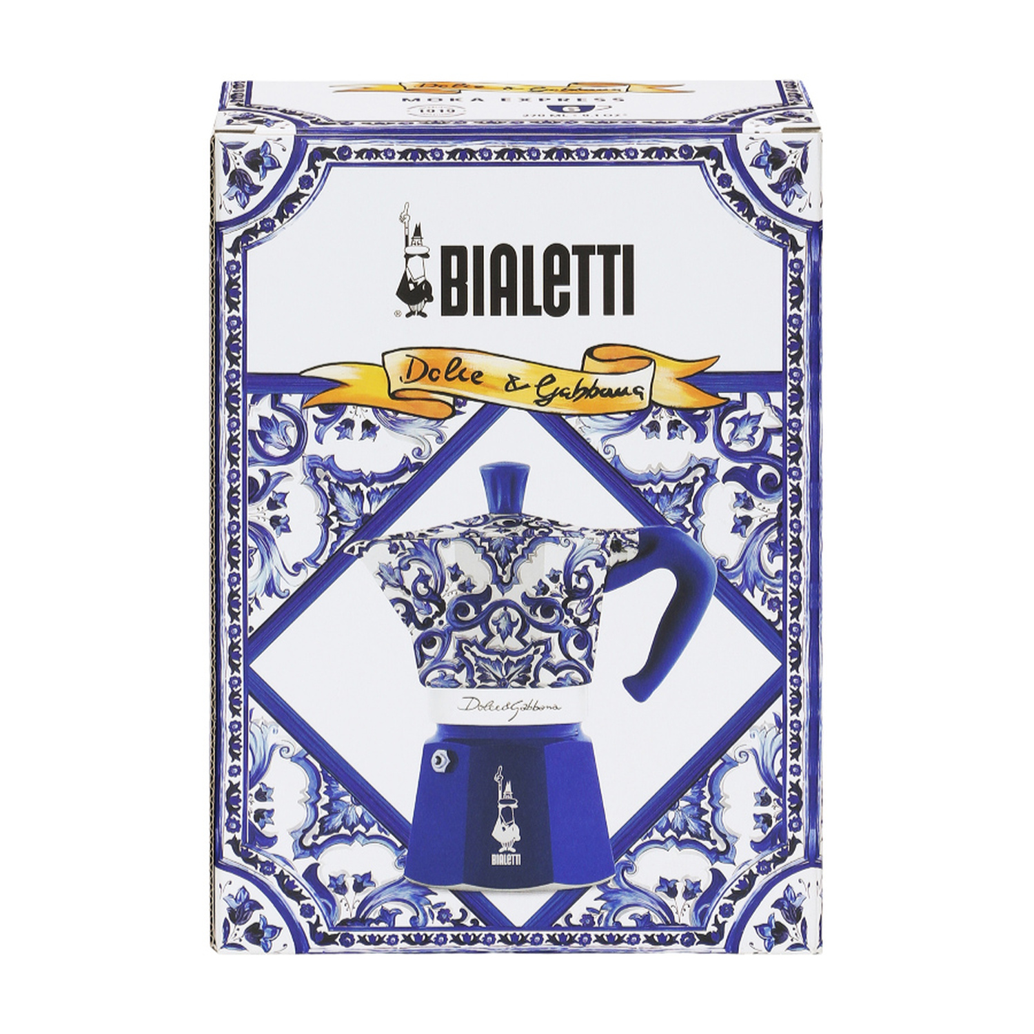 Bialetti Dolce & Gabbana - Moka Express Mediterranean Blue 6tz