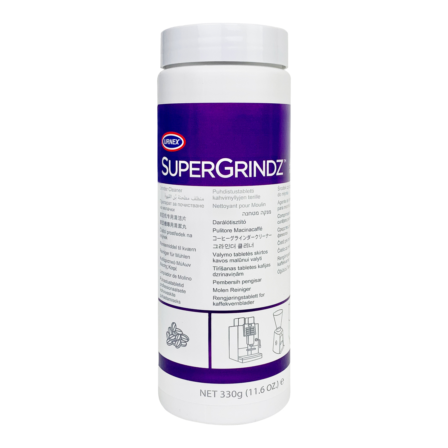 Urnex Supergrindz - Granulat do czyszczenia młynka - 330g