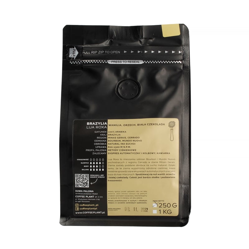 COFFEE PLANT - Brazil Lua Roxa Espresso 250g (outlet)