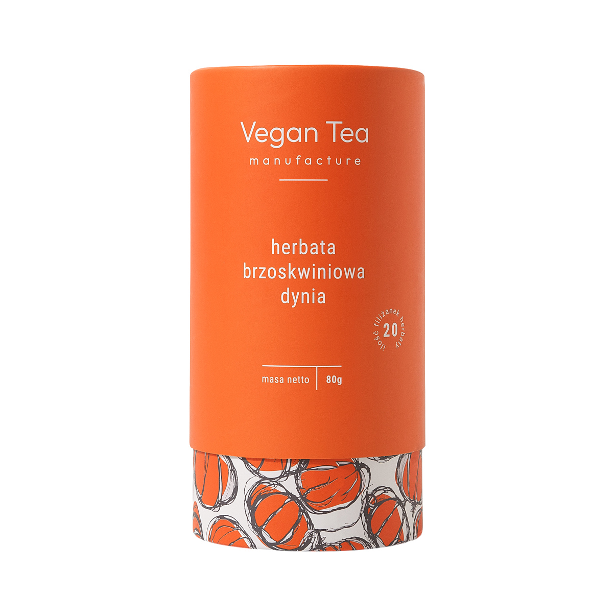 Vegan Tea - rooibos tea Peach Pumpkin - Loose Tea 80 g