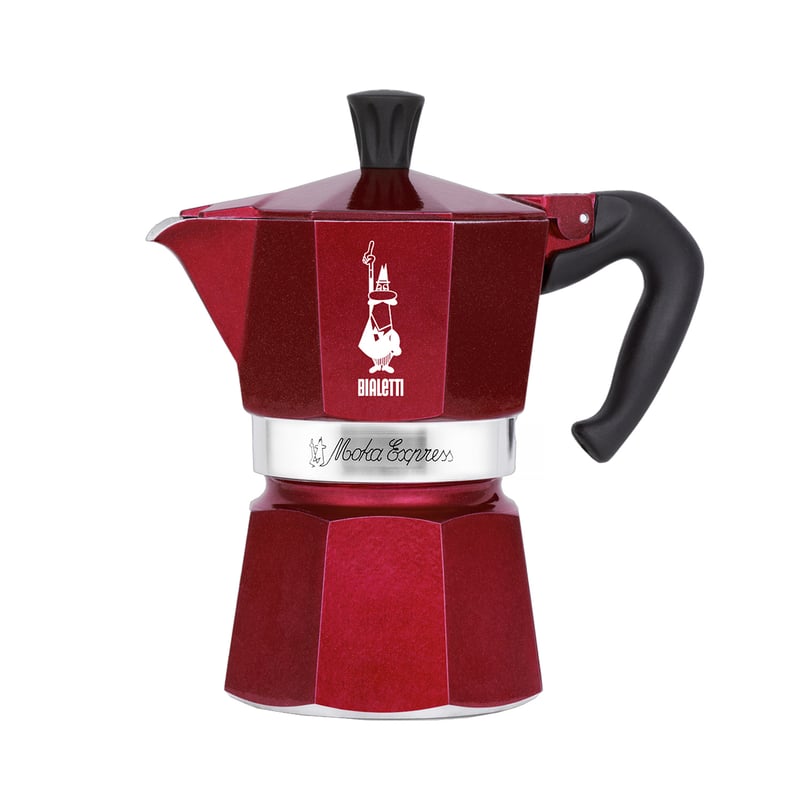 Bialetti - Deco Glamour - Moka Express 3tz Czerwona (outlet)