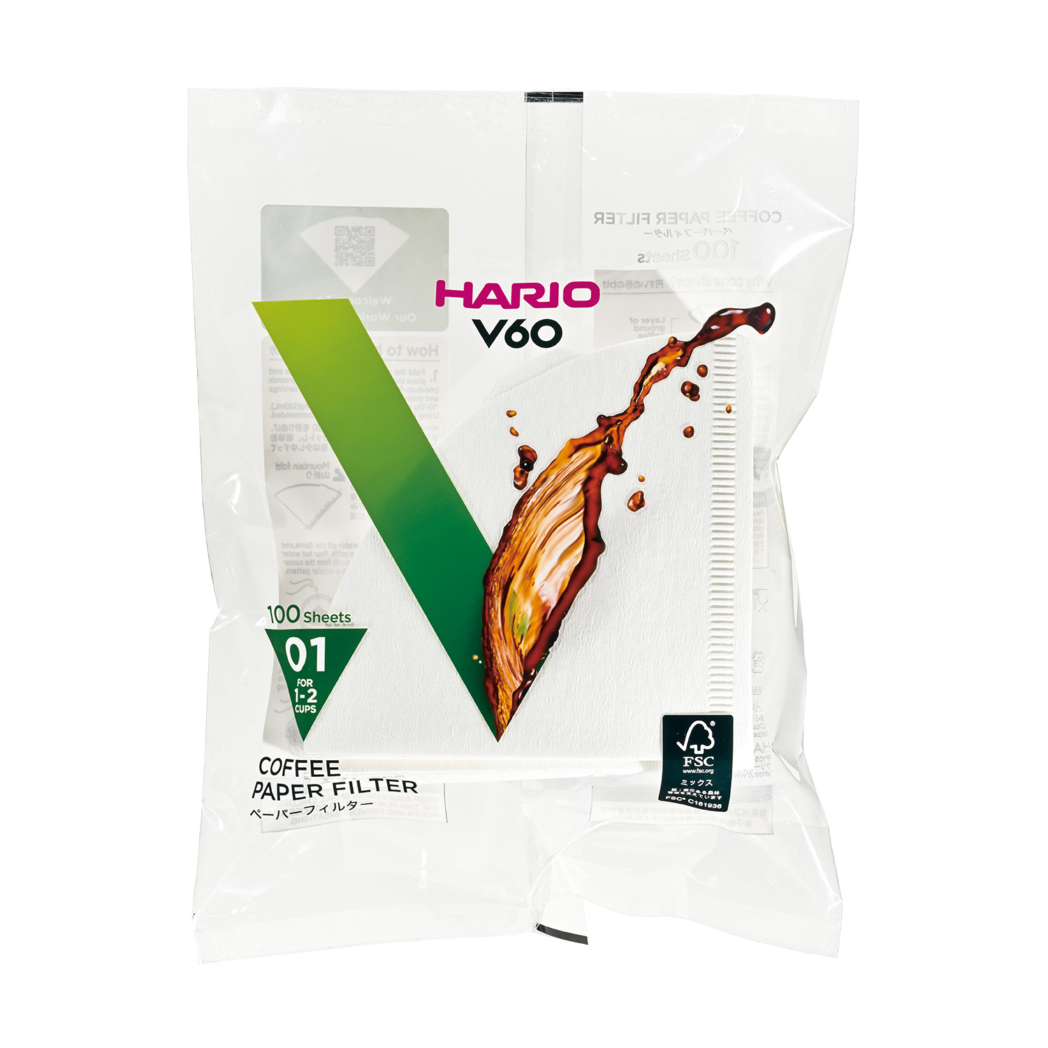 Hario V60-01 paper filters