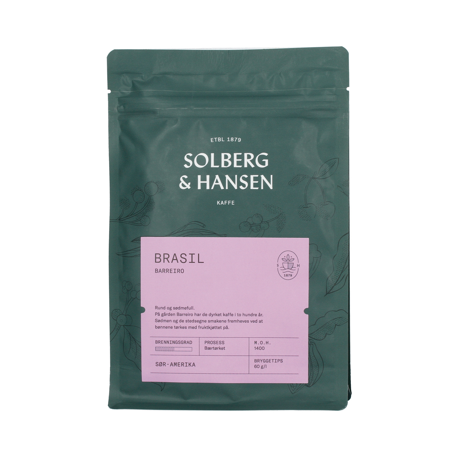 Solberg & Hansen - Brazil Fazenda Barreiro Bourbon Filter 250g