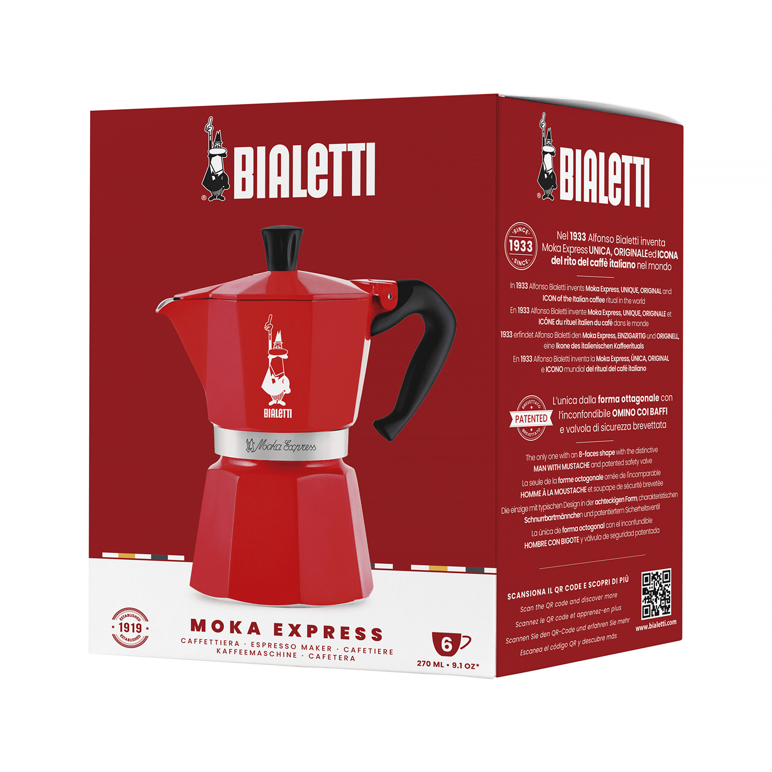 Bialetti - Moka Express Nutcracker 6tz