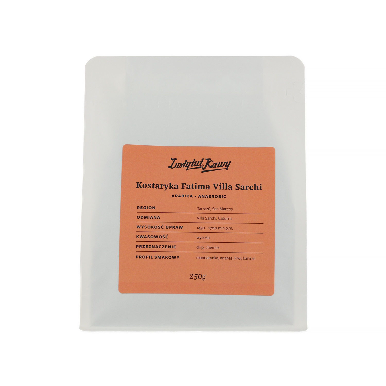 Instytut Kawy - Costa Rica Fatima Villa Sarchi Anaerobic Filter 250g