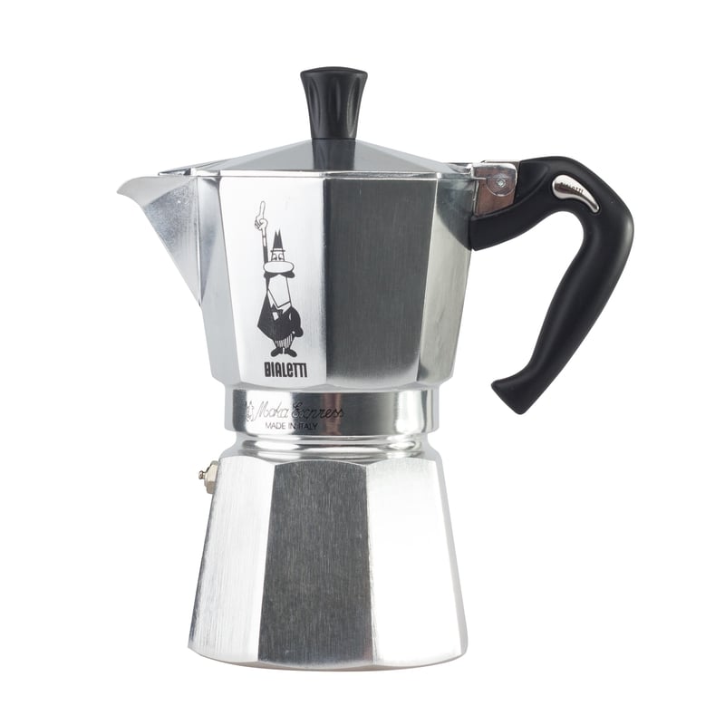Bialetti Moka Express Cafe Coffee Maker Made In Italy 1 Cup