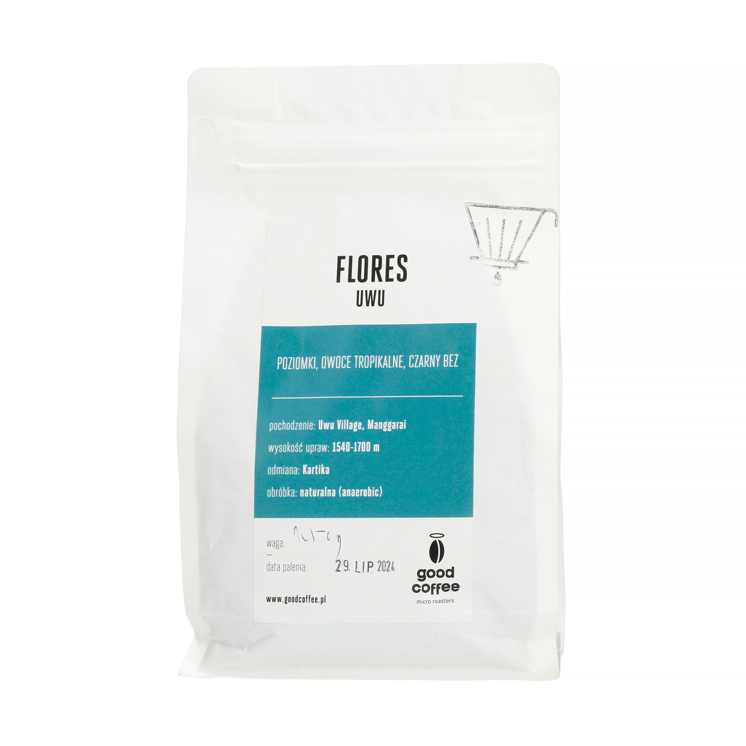 Good Coffee - Indonezja Flores Uwu Natural Anaerobic Filter 250g