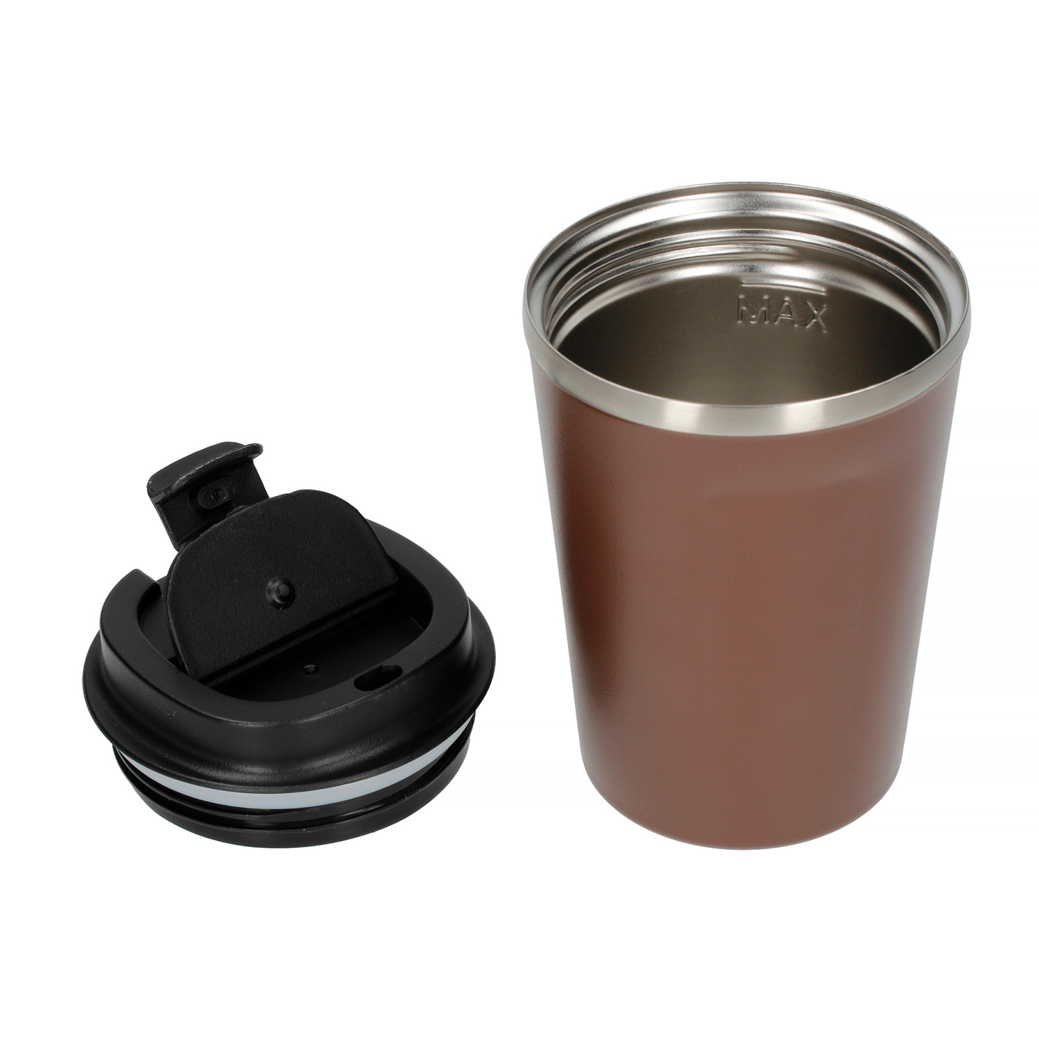 Asobu - Cafe Compact Brown - 380 ml Travel Mug