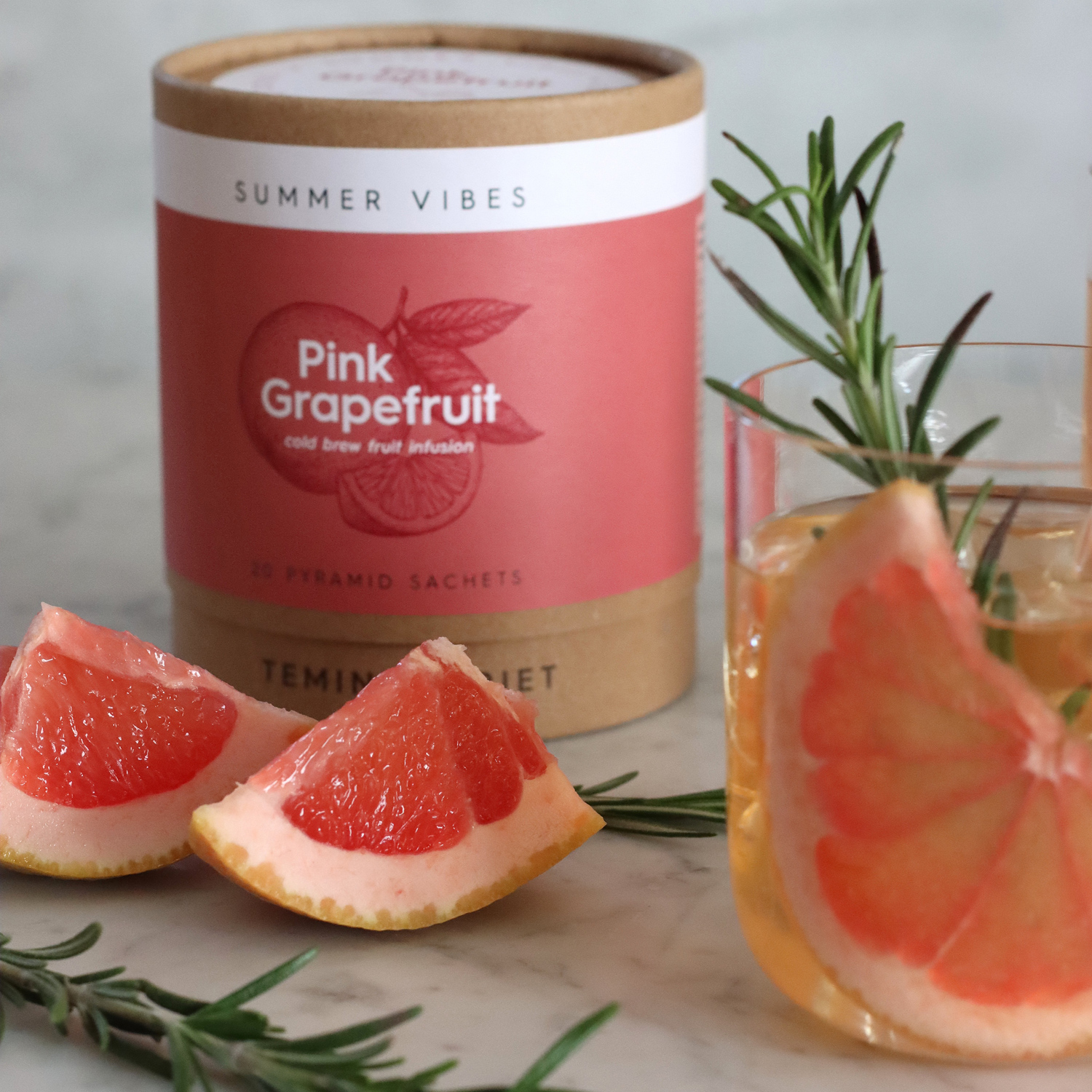 Teministeriet - herbata owocowa Summer Vibes Pink Grapefruit - 20 saszetek