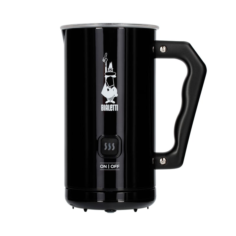 Bialetti Milk Frother MKF02 Nero - Elektryczny spieniacz do mleka Czarny