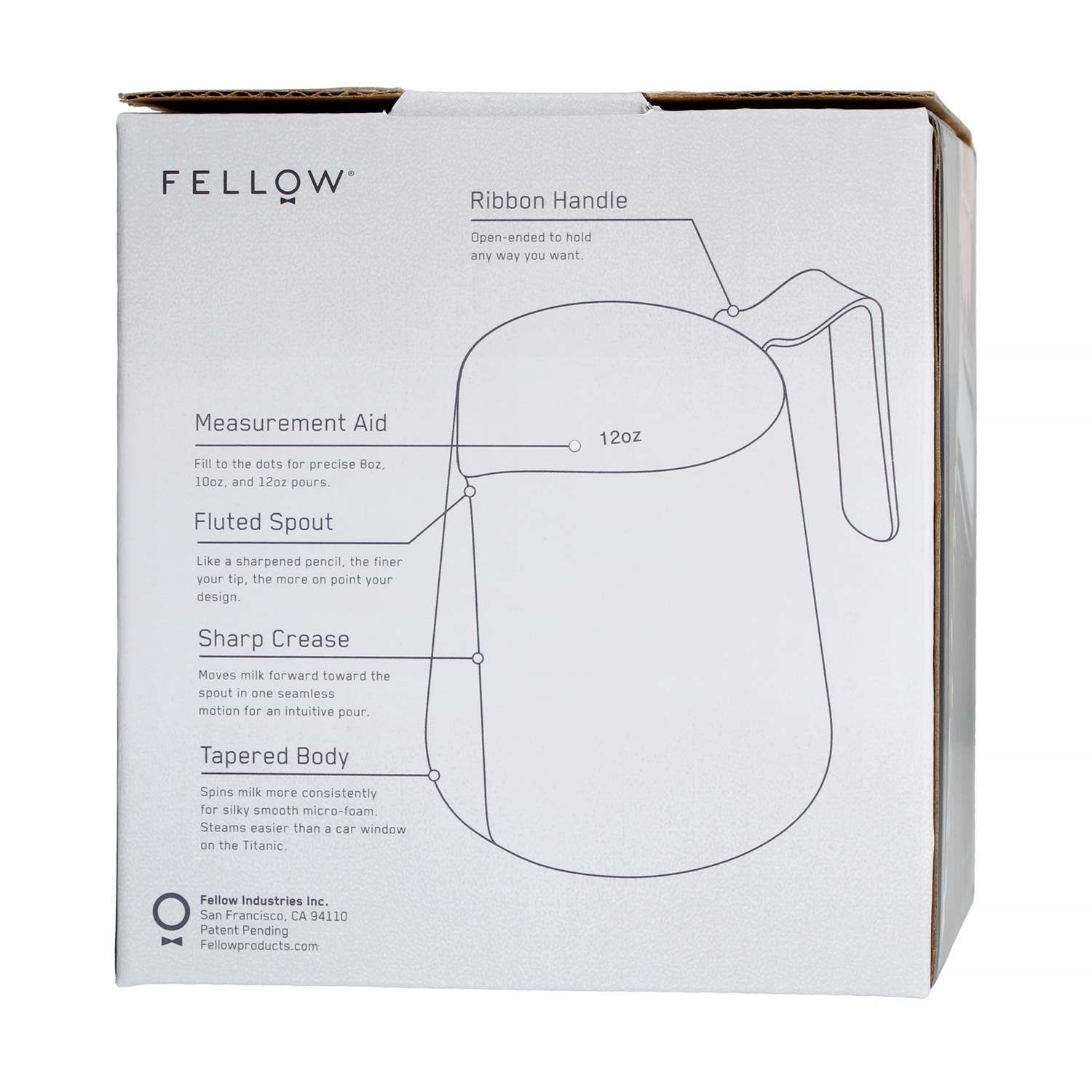 Fellow Eddy Milk Pitcher - 530 ml Graphite