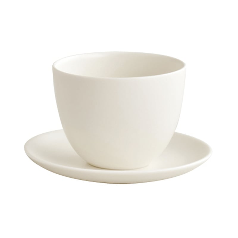 KINTO - PEBBLE Cup & Saucer White 180ml