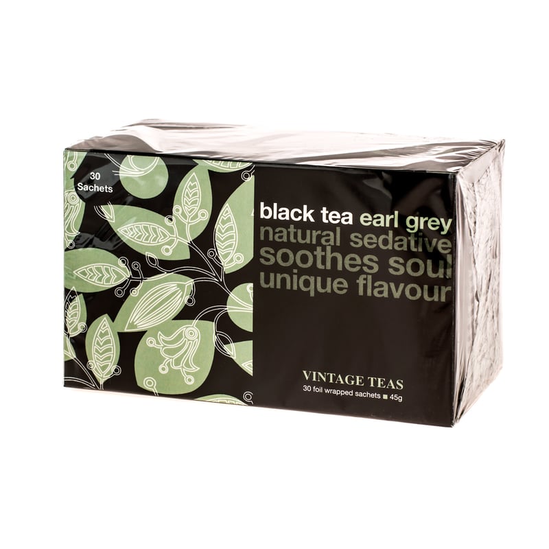 Vintage Teas Black Tea  Earl Grey - 30 teabags