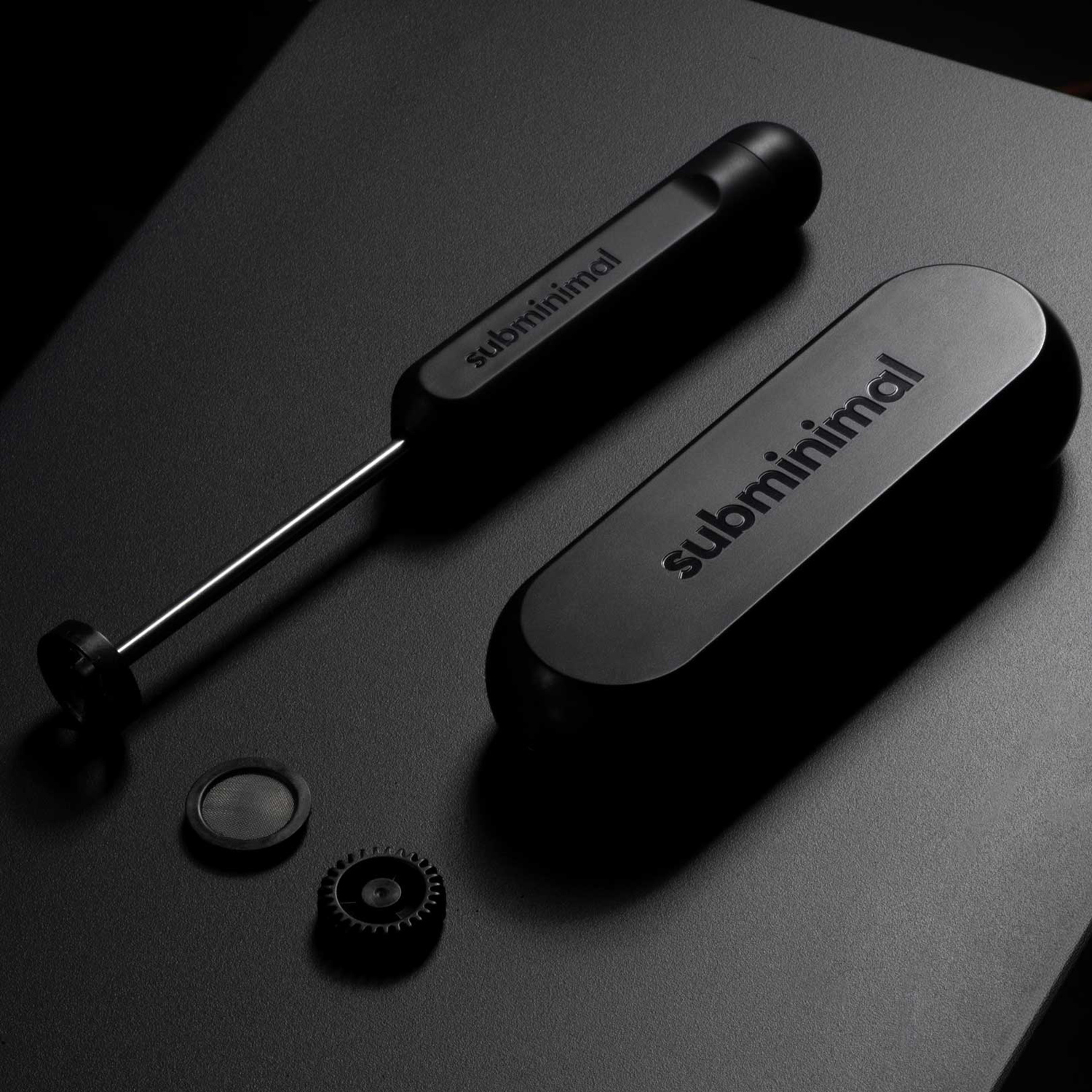 Subminimal - Manual Milk Frother NanoFoamer GO Black 