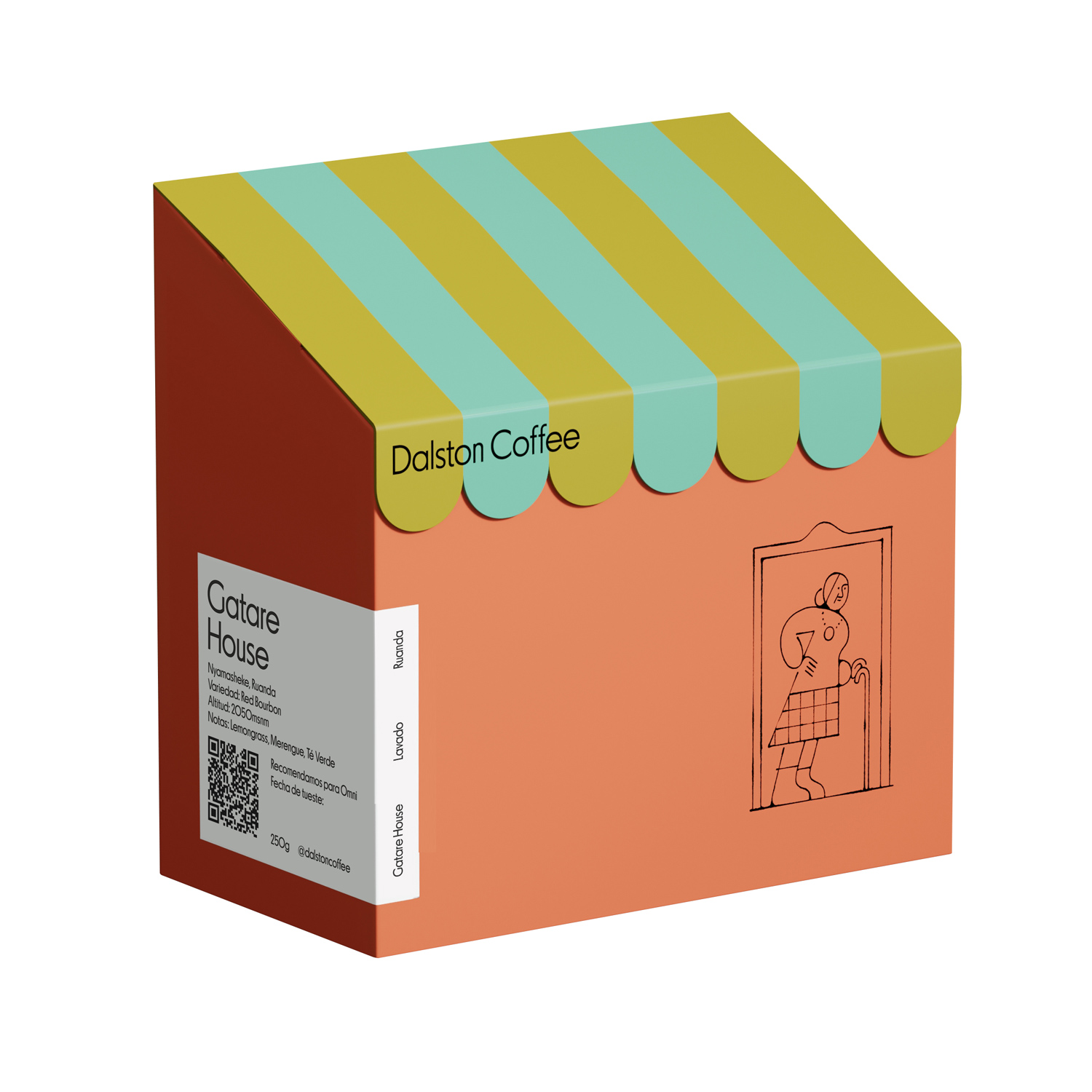 Dalston Coffee - kawa ziarnista Rwanda Gatare Washed Omniroast 250 g