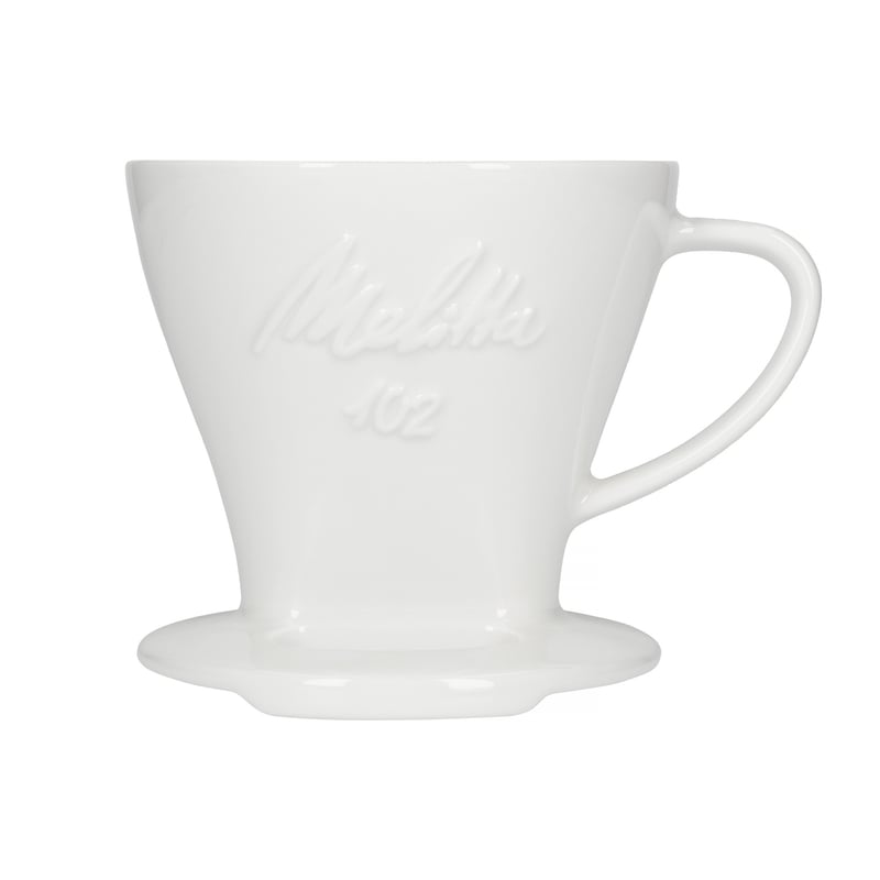 Melitta - Porcelain coffee filter (dripper) 102 - White