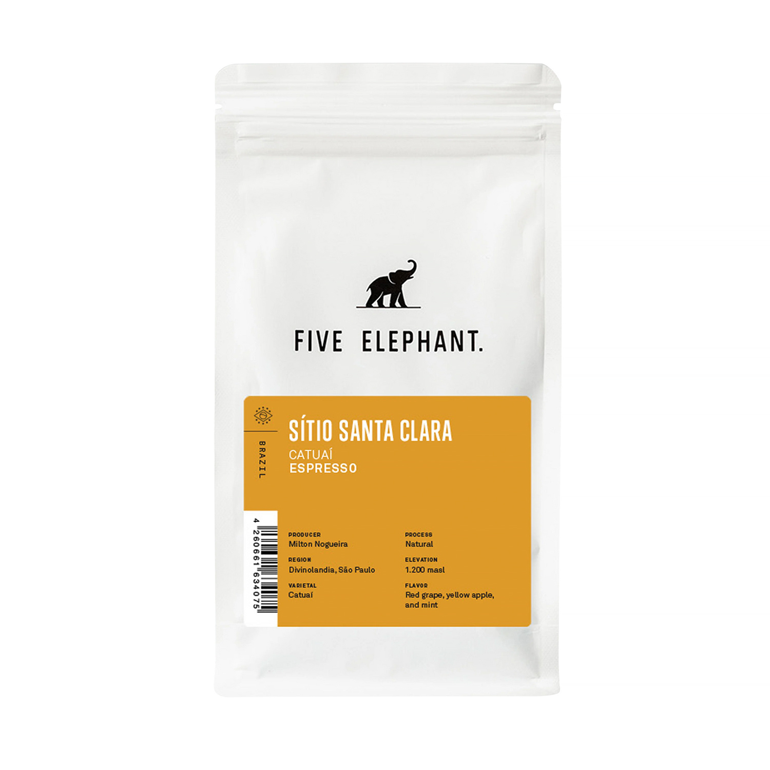 Five Elephant - Brazil Sítio Santa Clara Natural Espresso 250 g