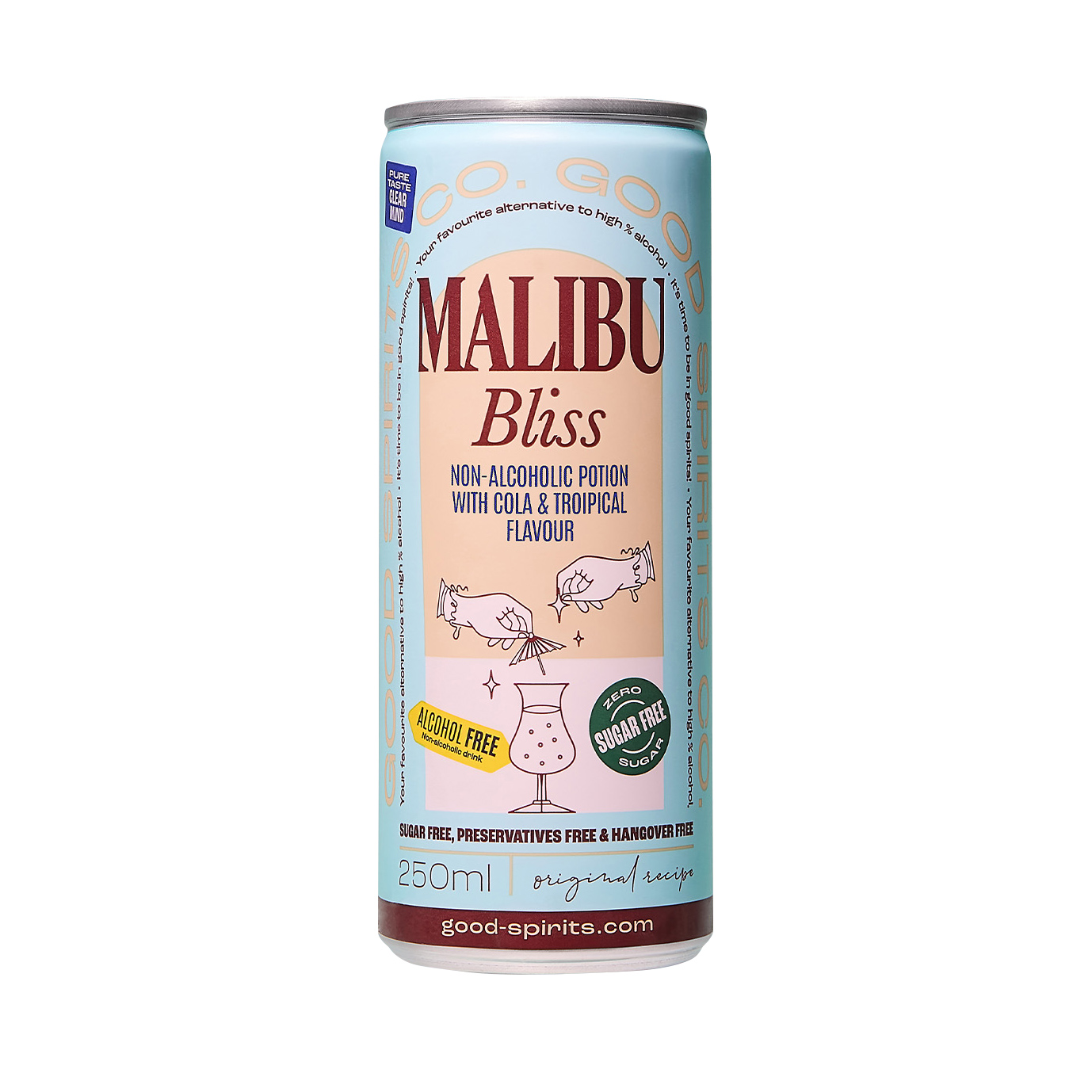 Good Spirits Co. - Malibu Bliss - Non-alcoholic Drink 250ml