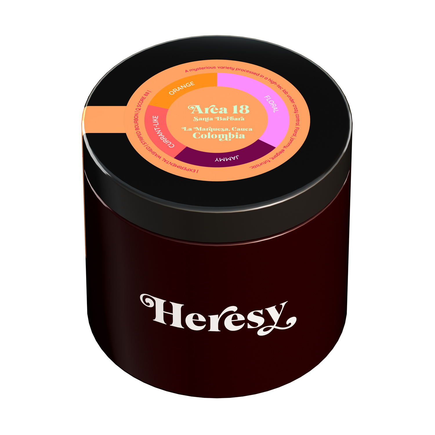 Heresy - kawa ziarnista Kolumbia Area 18 Experimental Washed Filter 252 g