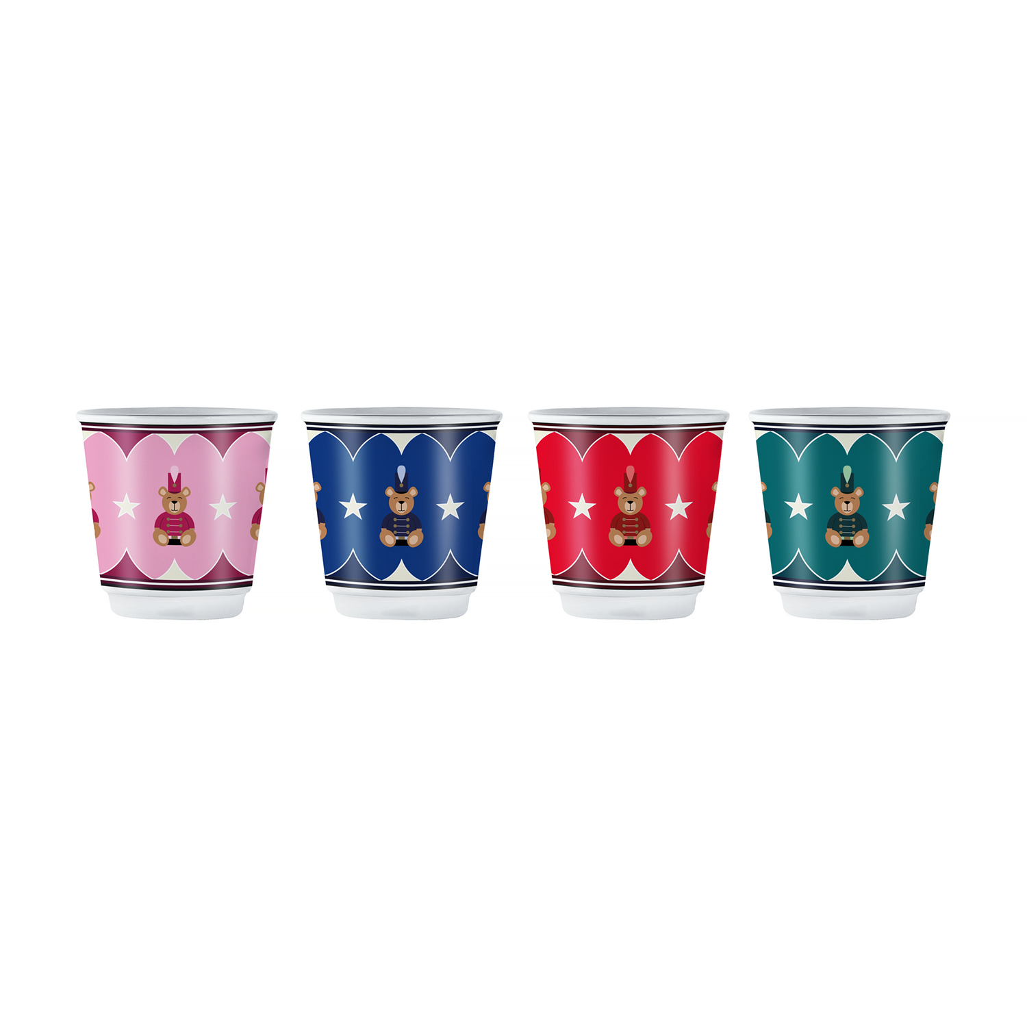 Bialetti - Joyful Christmas Set of 4 Espresso Cups