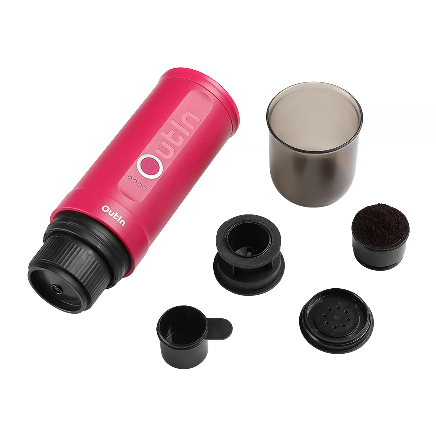 Outin - Nano Espresso Maker Crimson Red