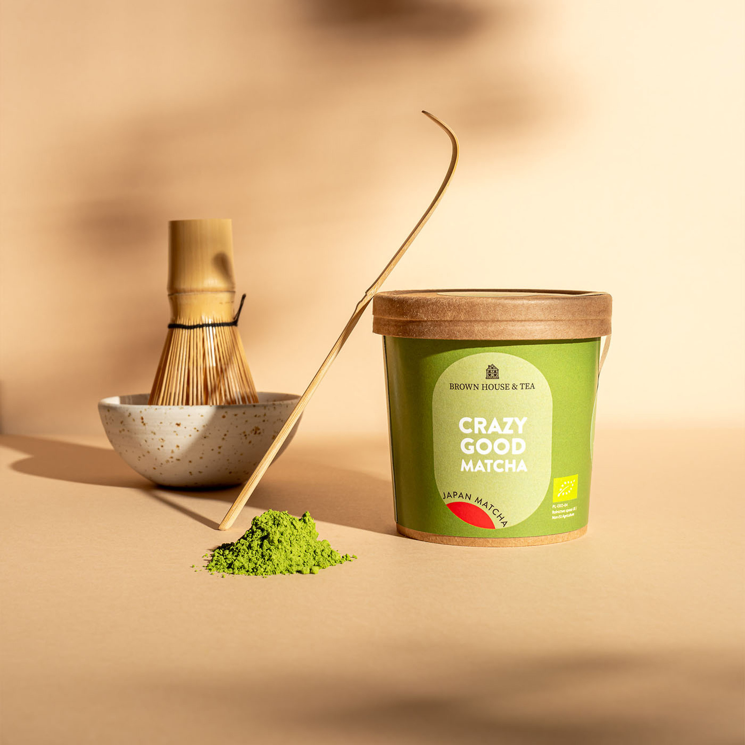 Brown House & Tea - Crazy Good Matcha - Loose Tea 40g