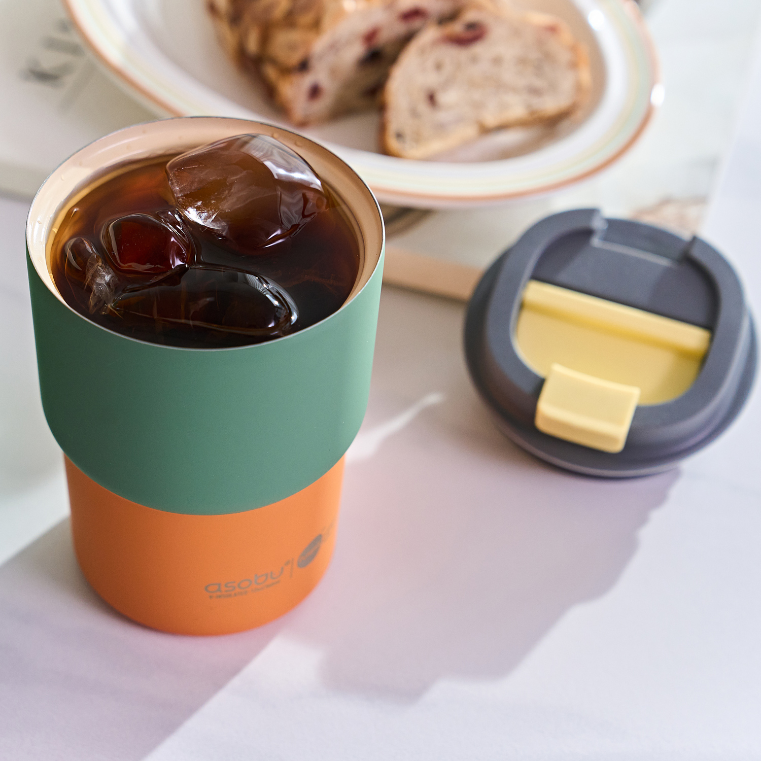 Asobu - Mini Pick Me Up Pastel Green - 360 ml Travel Mug