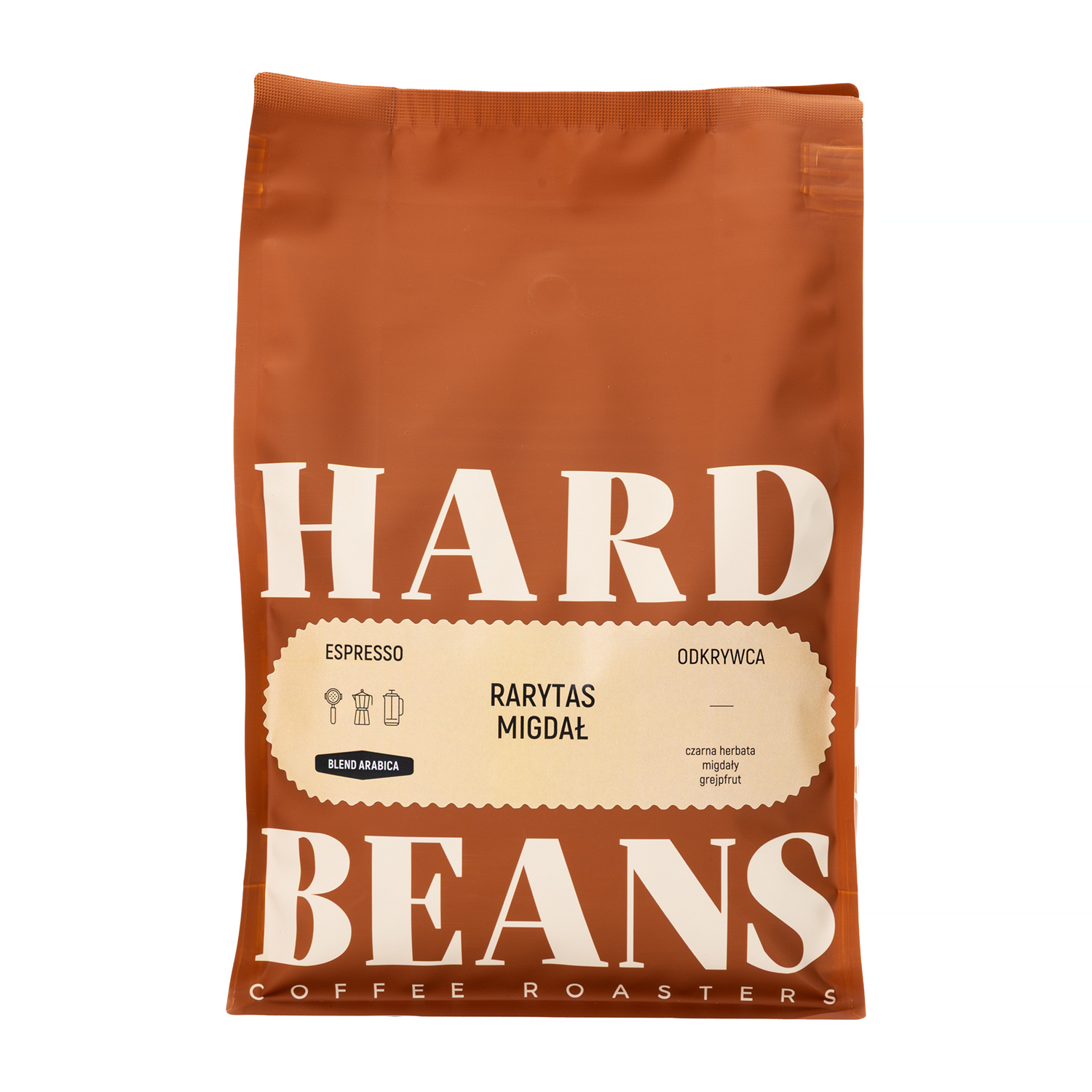 Hard Beans - kawa ziarnista RARYTAS MIGDAŁ Espresso 1 kg